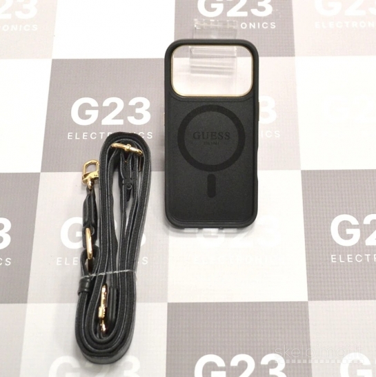 2121 Dėklas GUESS GUHMP17LP4G4DCSK su diržu MagSafe iPhone 17 Pro