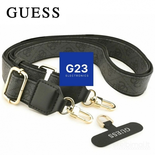 2121 Dėklas GUESS GUHMP17LP4G4DCSK su diržu MagSafe iPhone 17 Pro
