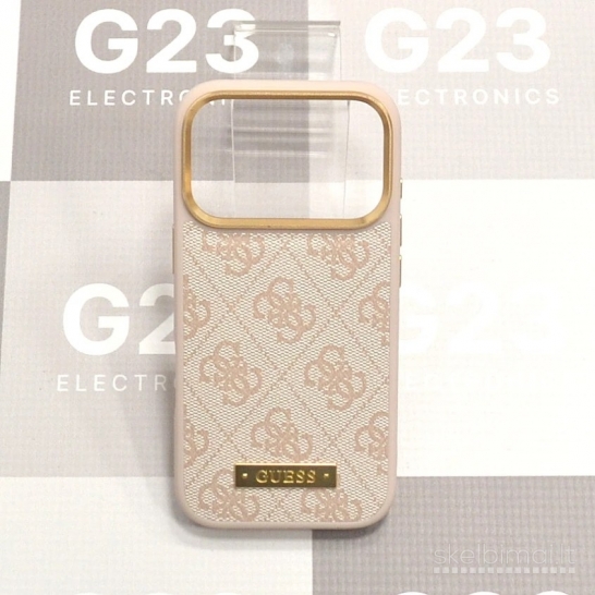 2122 Dėklas GUESS GUHMP17LU4GPRP su MagSafe iPhone 17 Pro