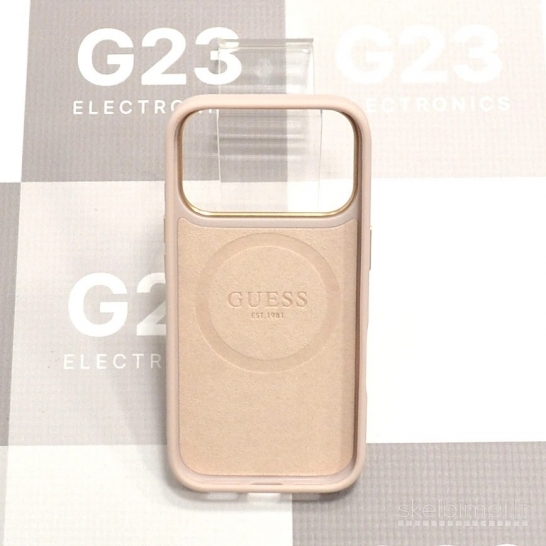 2122 Dėklas GUESS GUHMP17LU4GPRP su MagSafe iPhone 17 Pro