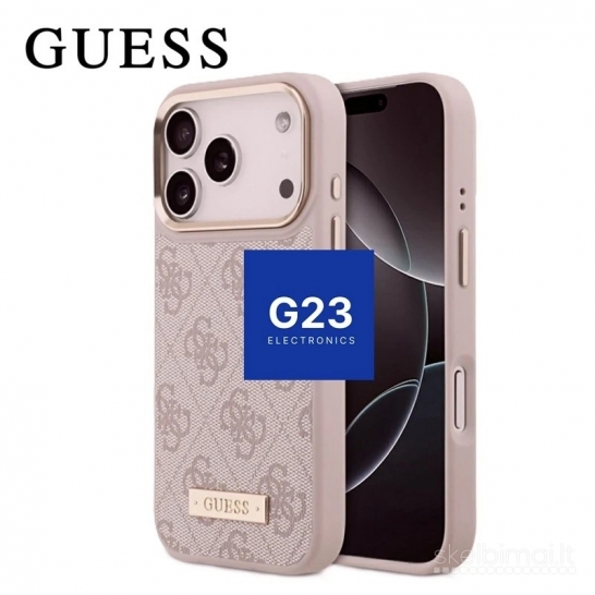 2122 Dėklas GUESS GUHMP17LU4GPRP su MagSafe iPhone 17 Pro
