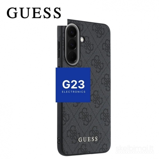 2124 Dėklas GUESS GUHCSA57G4GFGR su 4G raštu Samsung Galaxy A57