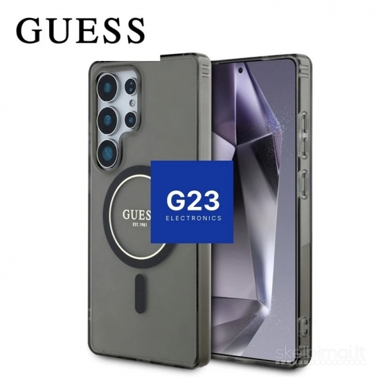 2125 Dėklas GUESS GUHMS25LHFGEREK MagSafe Samsung Galaxy S25 Ultra