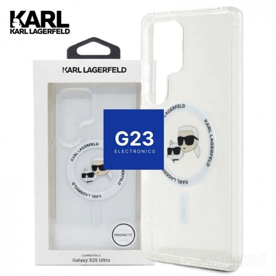 2126 Dėklas KARL LAGERFELD KLHMS25LHLSKCH MagSafe Galaxy S25 Ultra