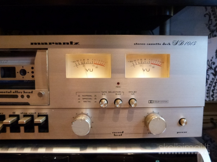 MARANTZ SD1015 Stereo Cassette Deck. Vintage 1980m. ,,Champagne/Gold''.