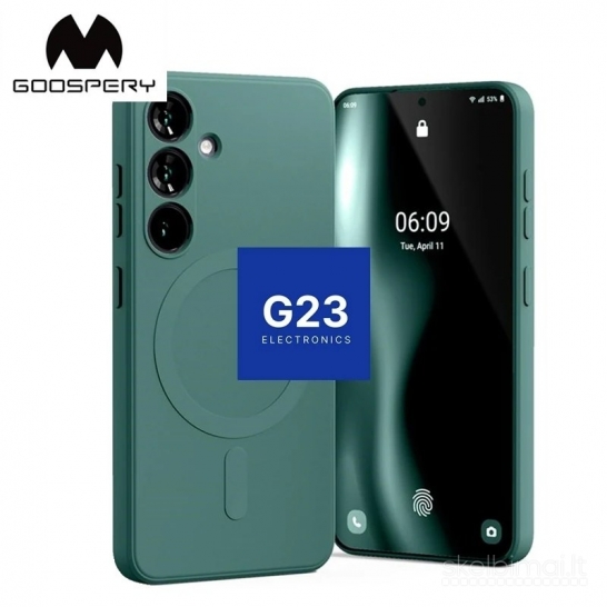 2130 MagSafe Goospery dėklas Samsung Galaxy S25 Plus WWW.G23.LT
