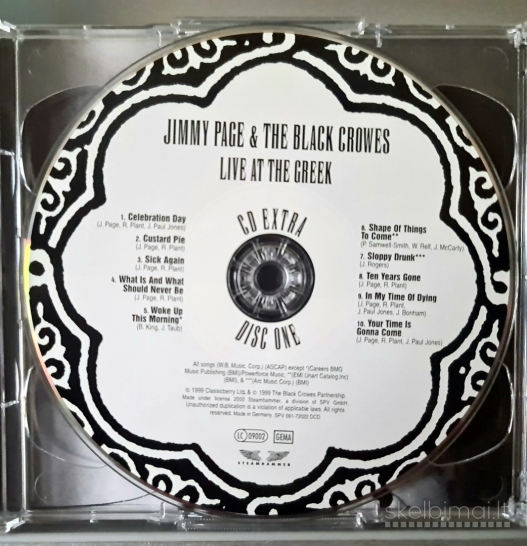 J.Page & Black Crowes ( 2 CD  )
