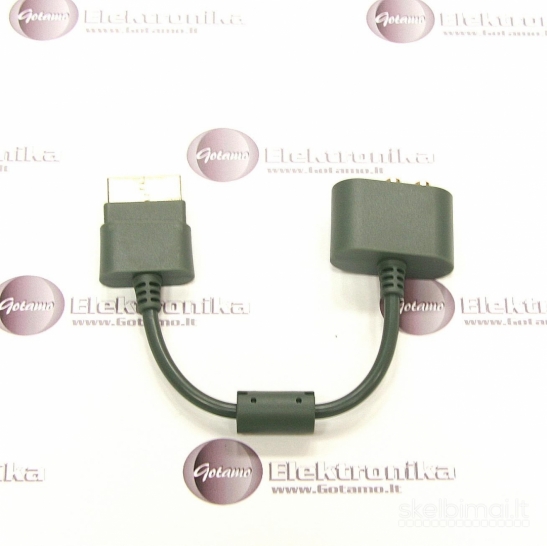 2133 Xbox 360 AV kabelio HDTV adapteris WWW.G23.LT