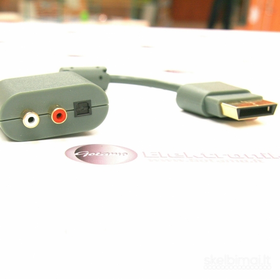 2133 Xbox 360 AV kabelio HDTV adapteris WWW.G23.LT