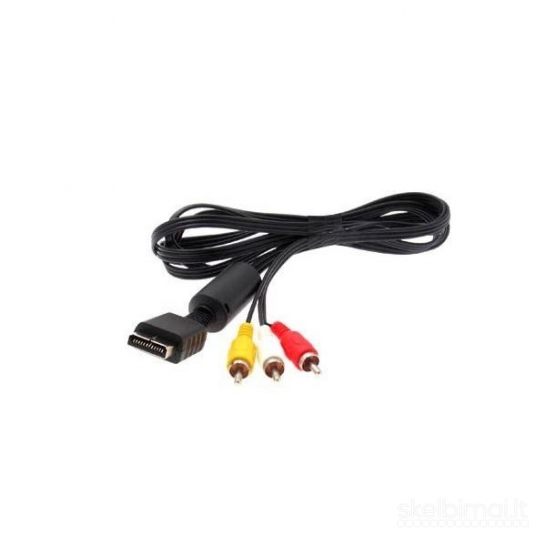 2154 PS3 audio video kabelis RCA į televizorių WWW.G23.LT