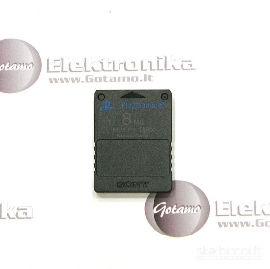 2160 PS2 atminties kortelė 8MB juoda WWW.G23.LT