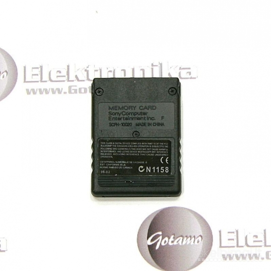 2160 PS2 atminties kortelė 8MB juoda WWW.G23.LT