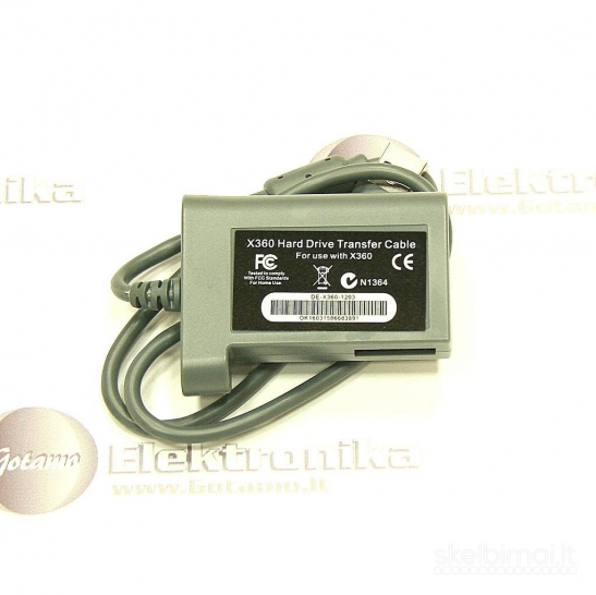 2135 Xbox 360 HDD kabelis adapteris USB WWW.G23.LT