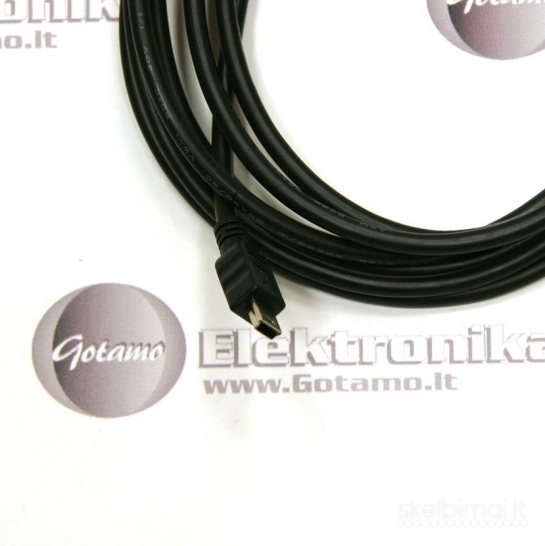 2151 PS3 pultelio įkrovimo USB kabelis 3 m WWW.G23.LT
