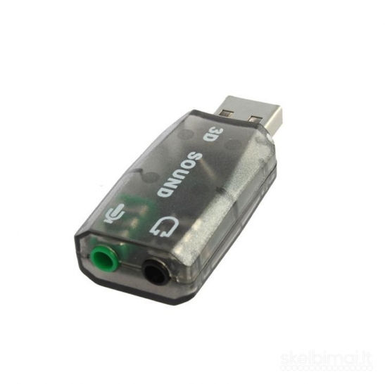 2161 PS3 USB ausinių ir mikrofono adapteris WWW.G23.LT