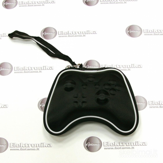 2162 Xbox One pultelio dėklas užtrauktukas juodas WWW.G23.LT