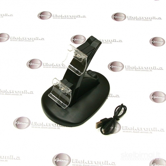 2163 Xbox One dvigubas pultelių įkrovimo stovas WWW.G23.LT