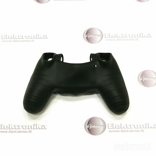 2171 PS4 pultelio silikoninis dėklas juodas WWW.G23.LT