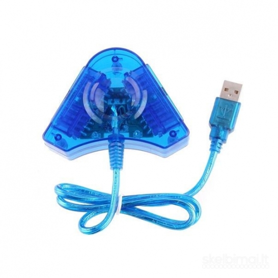 2179 PS2 pultelių dvigubas adapteris į USB WWW.G23.LT