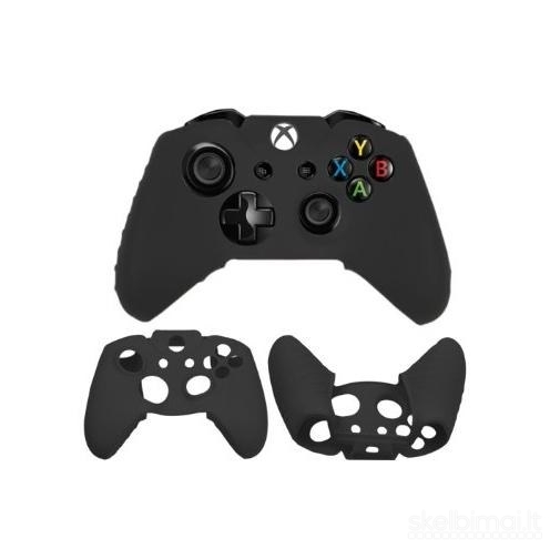 2185 Xbox One pultelio silikoninis dėklas juodas WWW.G23.LT