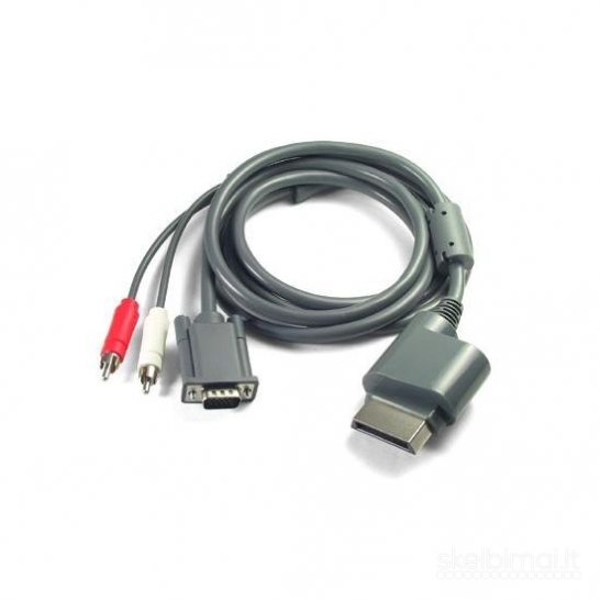 2188 Xbox 360 VGA audio video kabelis monitoriui WWW.G23.LT