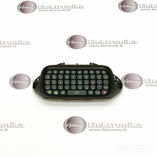 2191 Xbox 360 pultelio klaviatūra QWERTY juoda WWW.G23.LT
