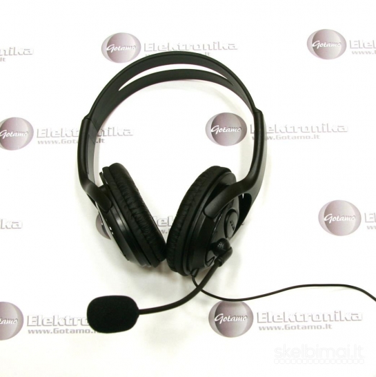 2196 Xbox 360 ausinės GAMER Black Edition juodos WWW.G23.LT