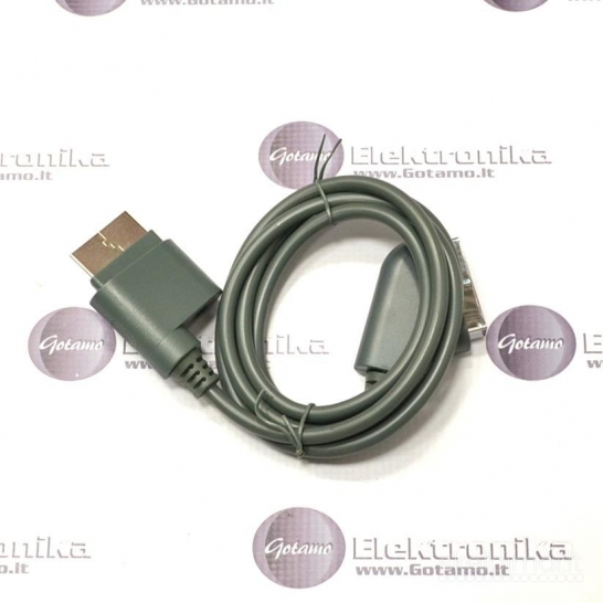 2213 Xbox 360 HDTV Scart laidas 1,8 m pilkas WWW.G23.LT