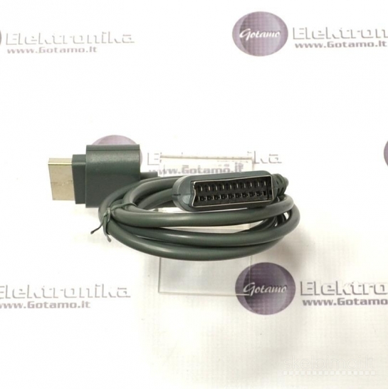 2213 Xbox 360 HDTV Scart laidas 1,8 m pilkas WWW.G23.LT