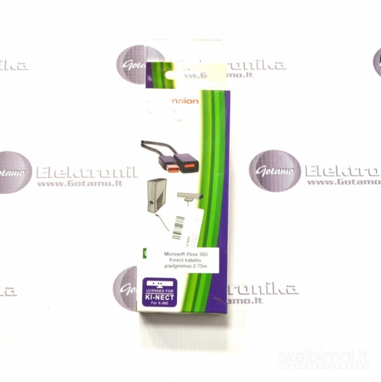 2217 Xbox 360 Kinect laido prailginimas 2,75 m WWW.G23.LT
