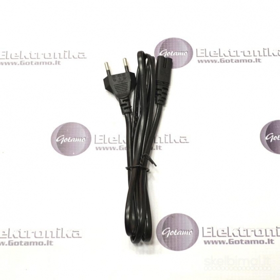 2220 PS4 220V maitinimo laidas 1,5 m juodas WWW.G23.LT