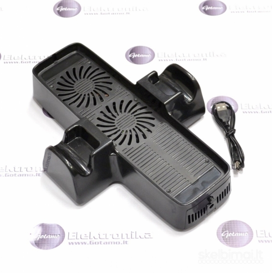 2225 Xbox 360 Slim stovas aušintuvas juodas WWW.G23.LT