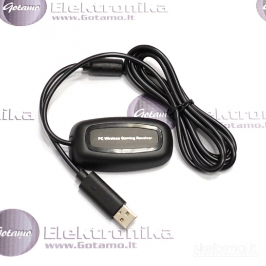 2226 Xbox 360 pultelio belaidis adapteris PC WWW.G23.LT