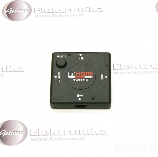 2143 Xbox 360 HDMI šakotuvas 3 į 1 WWW.G23.LT