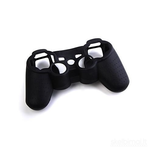 2152 PS3 pultelio silikoninis dėklas juodas WWW.G23.LT