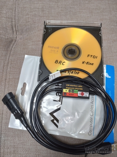 Brc Lpg dujų diagnostinis kabelis su programom