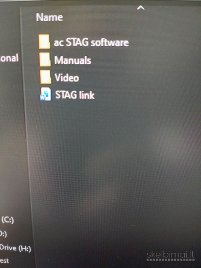 Stag Lpg dujų diagnostinis kabelis su programom