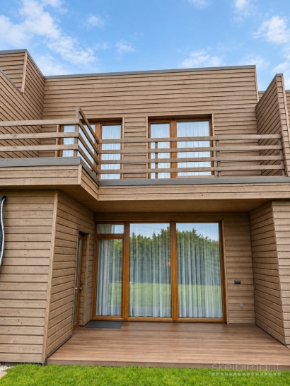 PARDUODAMAS STILINGAI ĮRENGTAS 135 M² KOTEDŽAS TRUŠELIUOSE, KLAIPĖDOS RAJONE