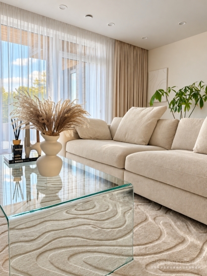 PARDUODAMAS STILINGAI ĮRENGTAS 135 M² KOTEDŽAS TRUŠELIUOSE, KLAIPĖDOS RAJONE