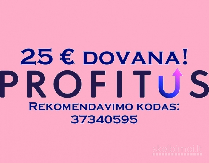 Profitus Kodas 37340595 - 25€ Premija (2026 spalis)