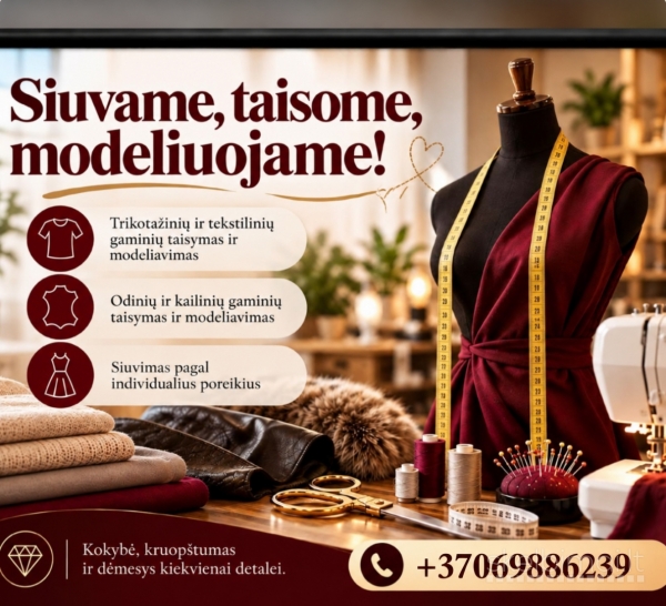 Siuvimo paslaugos / Siuvykla