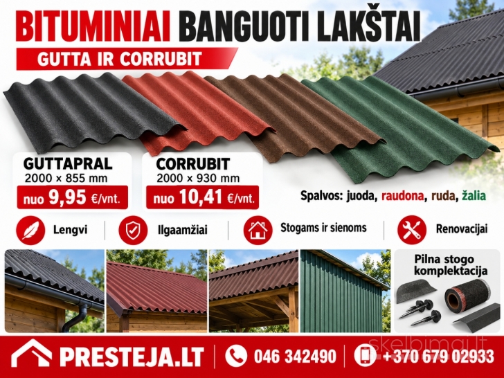 Banguoti bituminiai lakštai