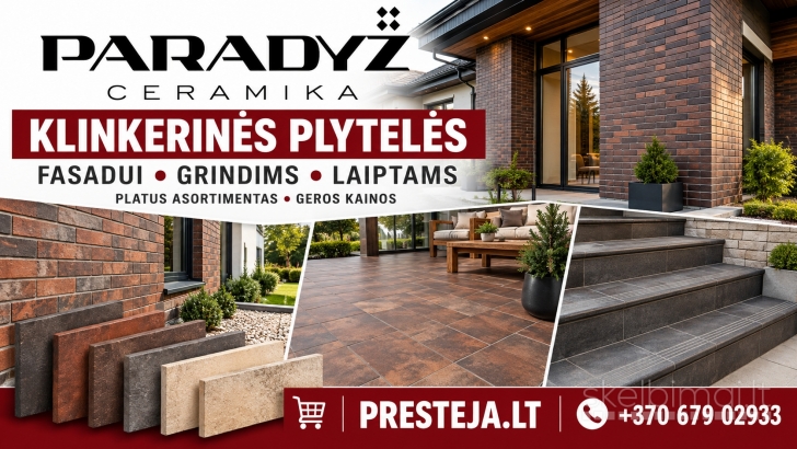 Paradyz ceramika klinkerinės plyt elės