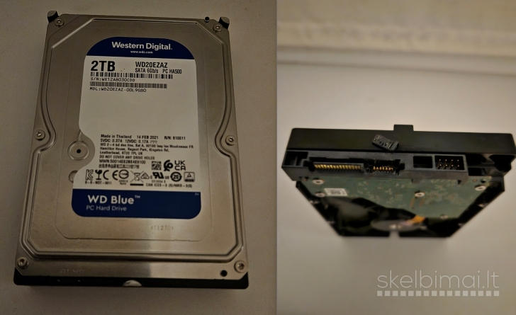 HDD WD 2TB, Seagate SkyHawk 4TB, 3.5” 50–150€