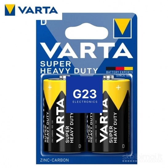 2230 D LR20 2vnt Varta Super Heavy Duty WWW.G23.LT