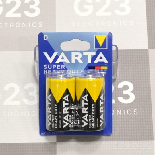 2230 D LR20 2vnt Varta Super Heavy Duty WWW.G23.LT