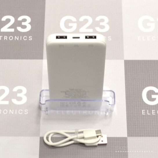 710 10000mAh 10W Hoco J128 išorinė baterija baltas WWW.G23.LT