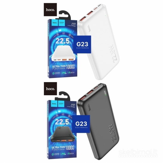 711 10000mAh 22,5W Hoco J101 išorinė baterija akumuliatorius (Power Bank)