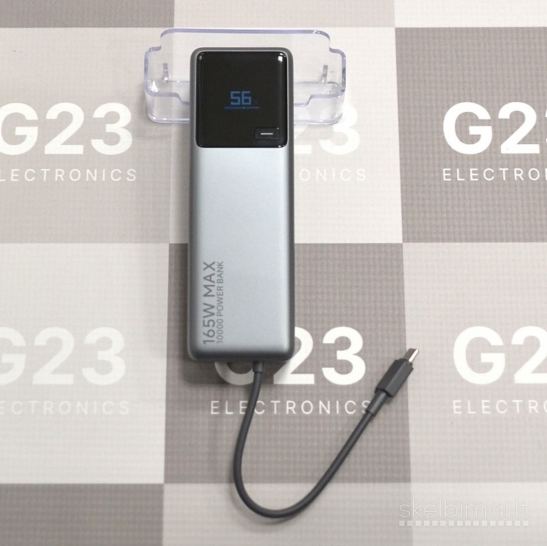 2232 10000mAh 165W Xiaomi PB1165MI išorinė baterija akumuliatorius (Power Bank)