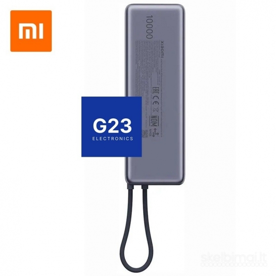2232 10000mAh 165W Xiaomi PB1165MI išorinė baterija akumuliatorius (Power Bank)